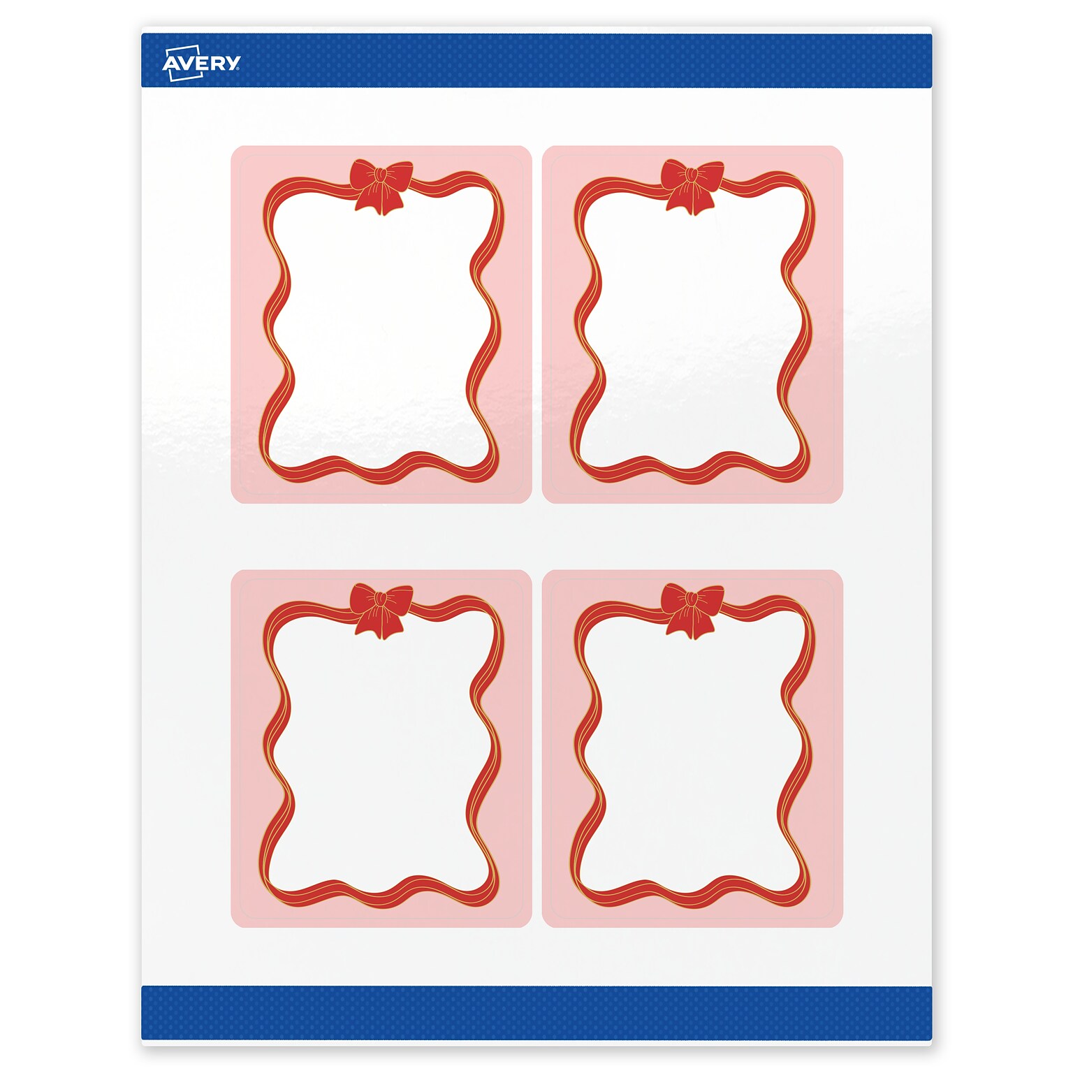 Avery Rectangle Multipurpose Labels, 4 x 3-1/3, White, 40/Pack (19479370574)