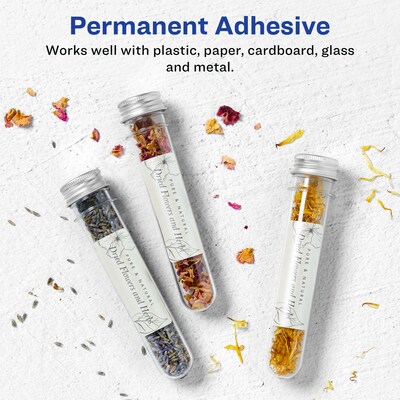 Avery Pearlized Ivory Rectangle Multipurpose Labels, .5" x 1.75", Ivory, 1500/Pack (94204)