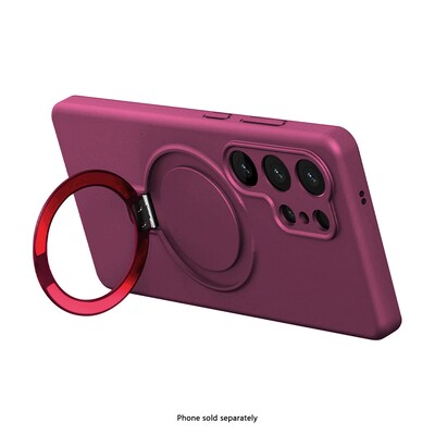 SaharaCase Venture Phone Case for Galaxy S25 Ultra, Shock Absorbing, Burgundy (CP00762)