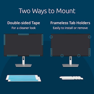 Kensington High Clarity Anti-Reflective Blue Light Filter & Privacy Screen Filter for 23.8" Monitors (16:9) (HC238A169A)