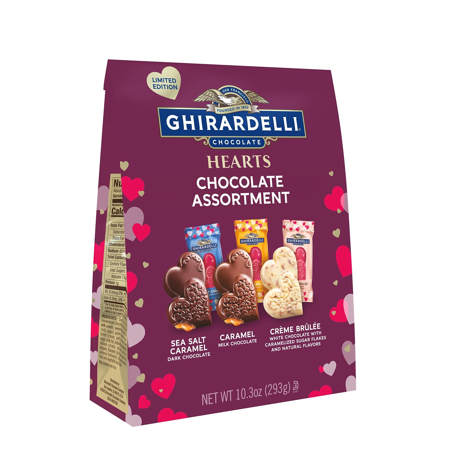 Ghirardelli Hearts Assorted Chocolate Pieces, 10.3 oz (MSD43639)