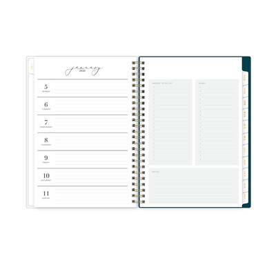 2026 Blue Sky Life Note It Dania 5.875 x 8.625  Weekly & Monthly Planner, Plastic Cover, Multicolored (139478-26)