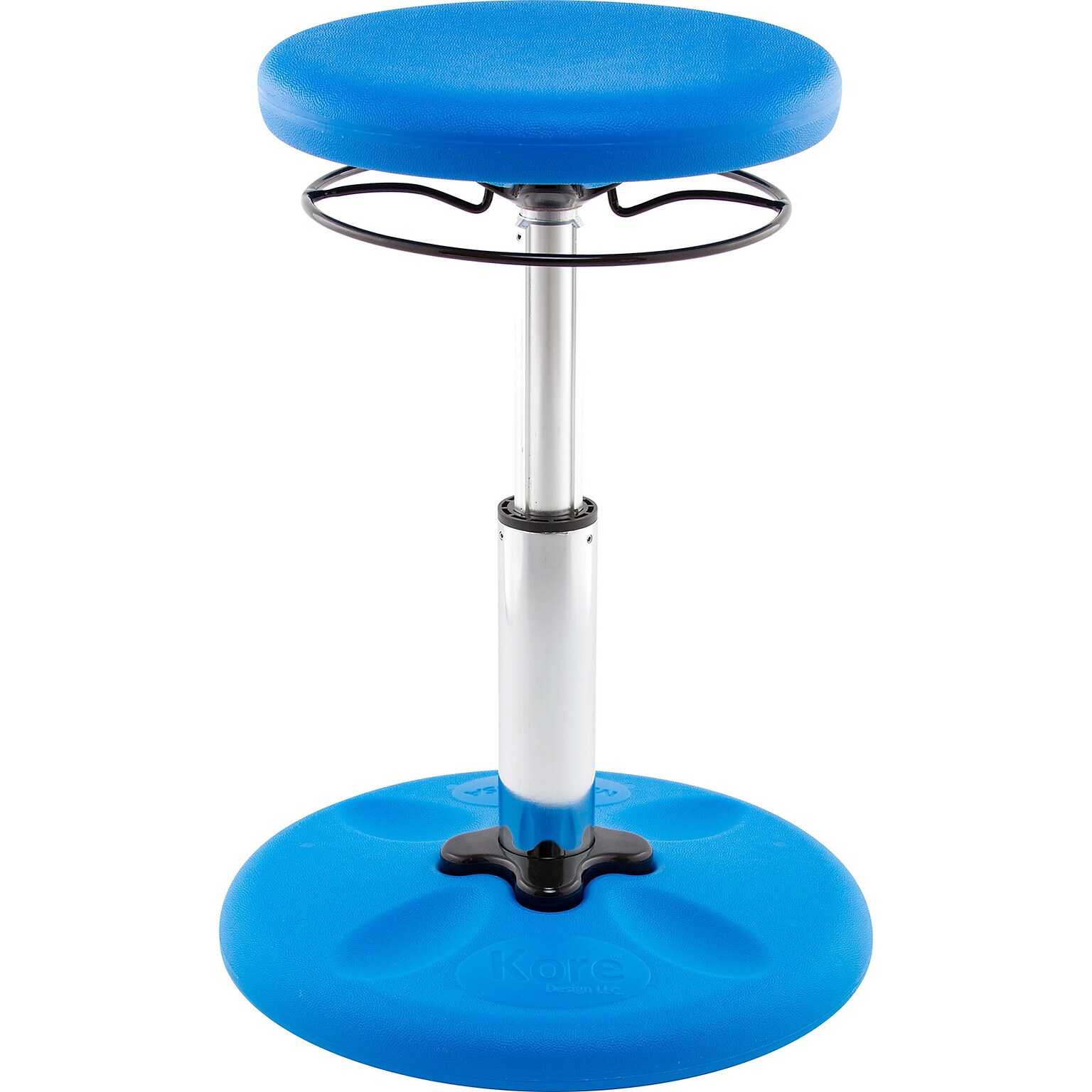 Kore Design Kids Adjustable Standard Wobble Chair 14 to 19, Blue (KD-3101)