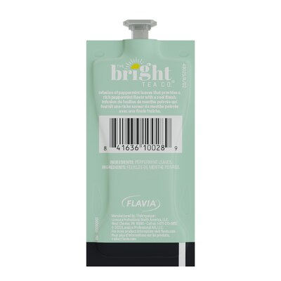 The Bright Tea Co. Peppermint Tea, Flavia Freshpacks, 100/Carton (MDRB505)