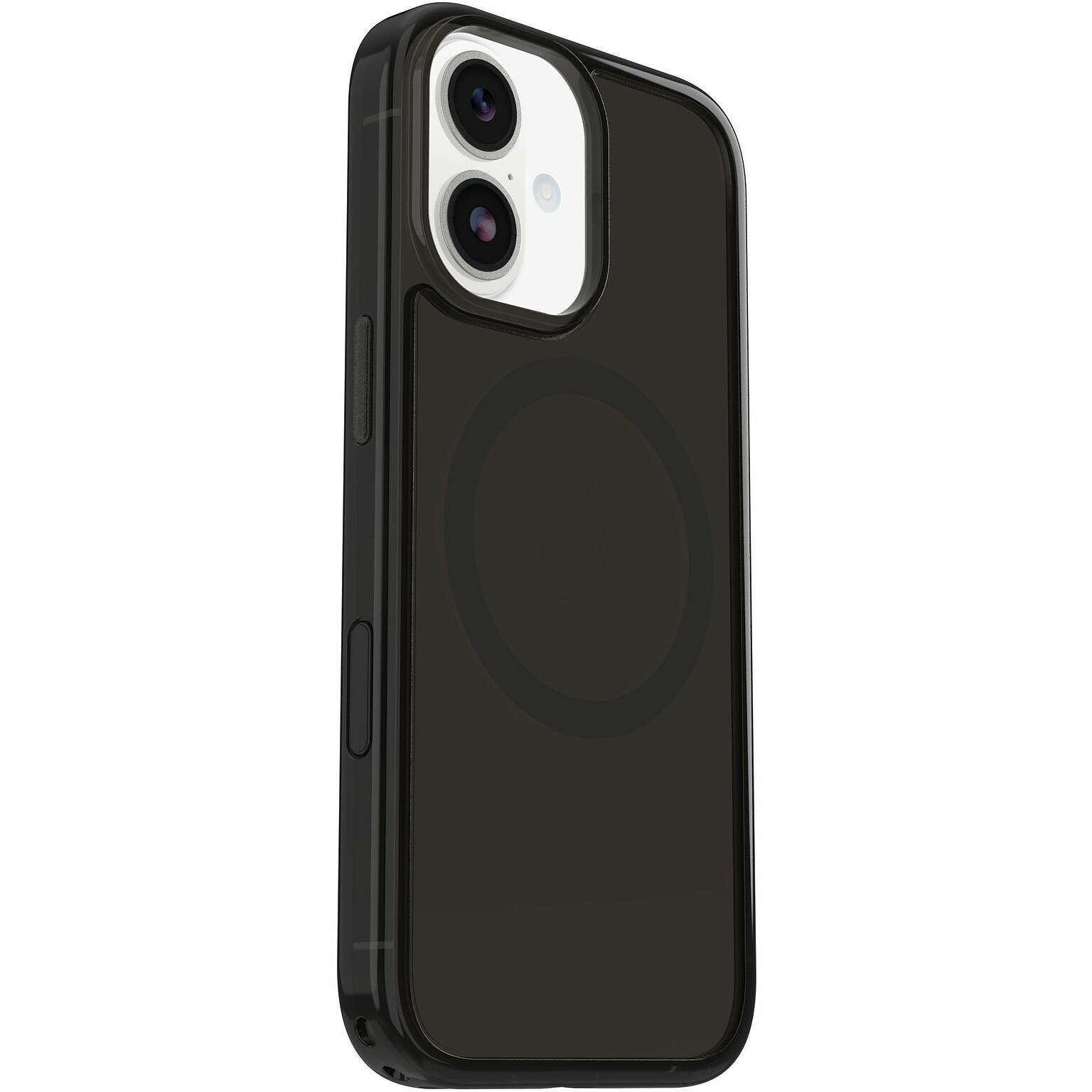 OtterBox Symmetry Series Clear MagSafe Case for iPhone 17, Shock Absorbing, Black Mist (77-98802)