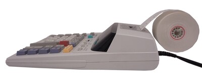 Sharp (EL1801V) 12-Digit Printing Calculator, White