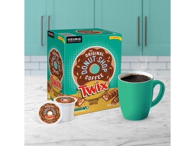 The Original Donut Shop Twix Coffee Keurig K-Cup Pods, Light Roast, 96/Box (5000368824CT)