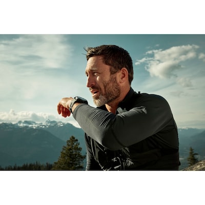 Garmin fenix 8 Pro Sapphire Multisport Smartwatch, GPS, 51mm, Carbon Gray/Pebble Silicone Band (010-03199-00)