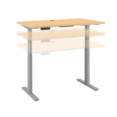 Bush Business Furniture Move 60 Series 27''-47'' Adjustable Standing Desk, Natural Maple (M6S4830ACSK)