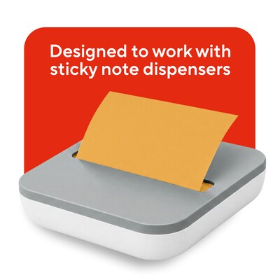 Staples Pop-Up Sticky Notes, 3" x 3", Assorted Colors, 600 Sheets – Dispenser-Ready Notes for Reminders & Office Use
