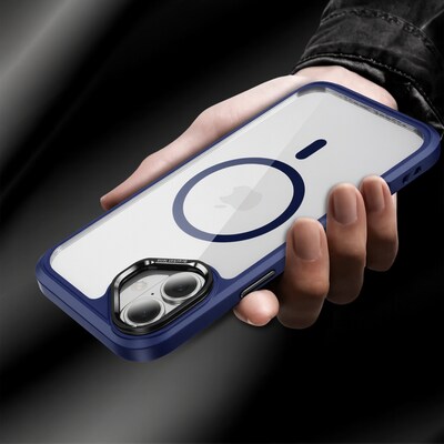 SaharaCase Raider Series MagSafe Compatible Phone Case for iPhone 17, Shock Absorbing, Night Sky Blue (CP00926)