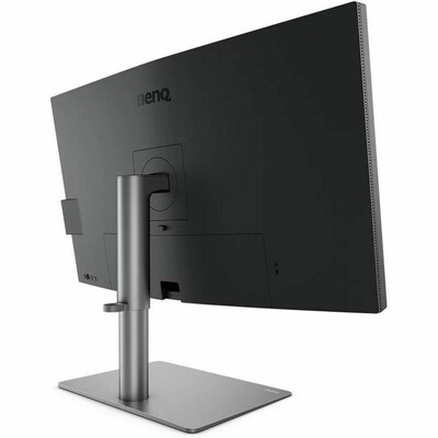 BenQ DesignVue 32" 4K UHD IPS 60Hz LED Monitor, HDR10, Built-in Speaker, Height Adjustable, Universal Docking Station, Gray