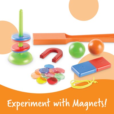 Learning Resources STEM Explorers Magnet Movers, Assorted Colors, 39 Pieces/Set (LER 9295)