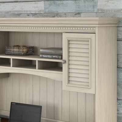 Bush Furniture 60"W Desktop Hutch, White (WC53231-03)