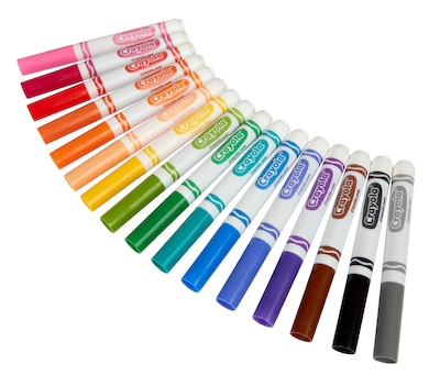 Crayola Kid's Markers, Broad Line, Assorted Colors, 256/Carton (58-8201)