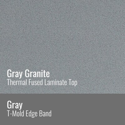 Correll Folding Table, 96"x30" , Gray Granite (CF3096TF-15)