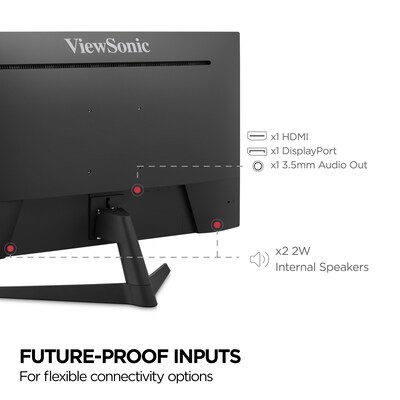 ViewSonic 24" FHD 200Hz LCD AMD FreeSync Gaming Monitor, Built-In Speakers, HDR10, Black (VX2429)