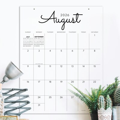 2026-2027 TF Publishing Art 22 x 17 Academic Monthly Desk Pad Calendar (AY27-8212)