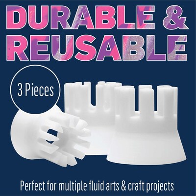 FolkArt Drizzle Slot Strainer Pour Tool Set, 3/pack, 3 Packs/Bundle (FLK50419-3)