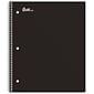 Quill Brand® Premium 1-Subject Notebook, 8.5" x 11", Graph Ruled, 100 Sheets, Black (TR58322)