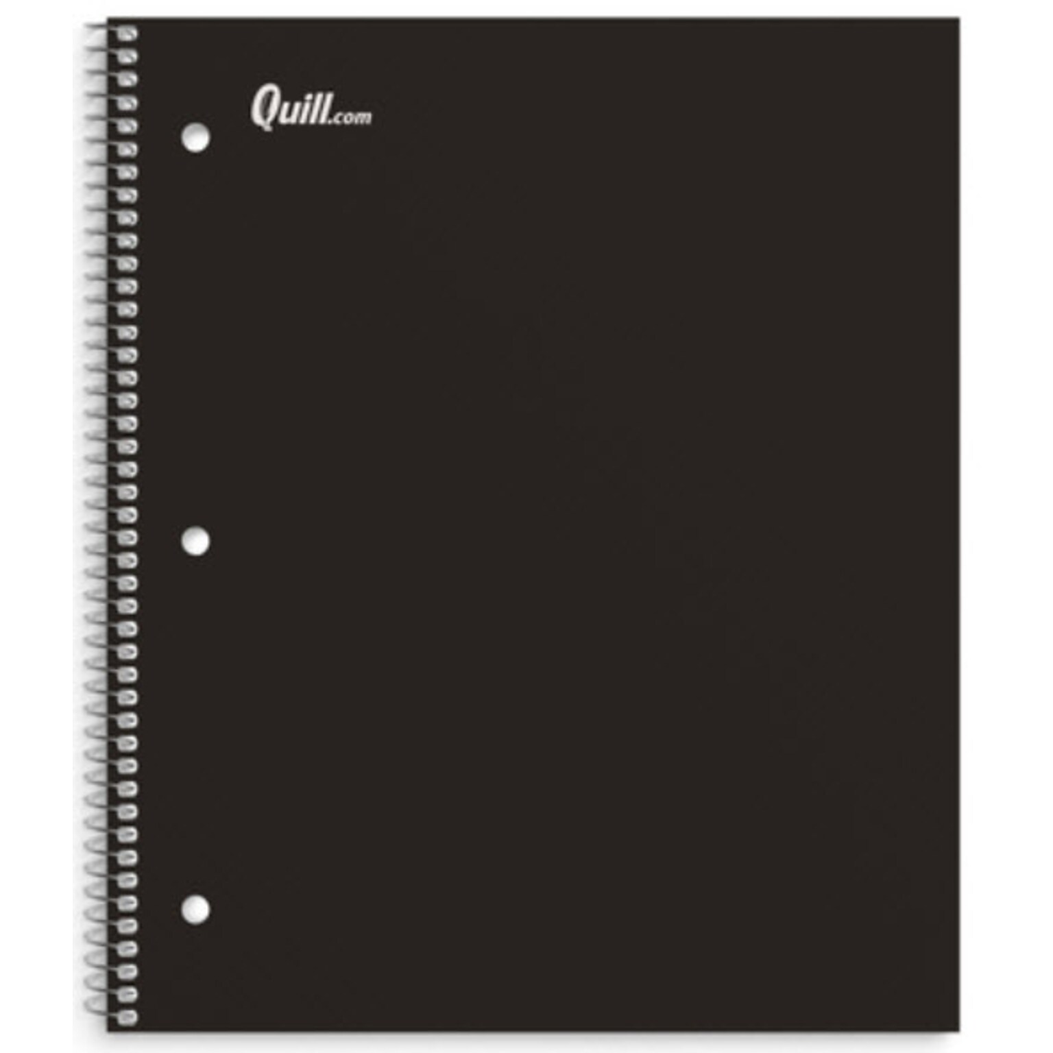 Quill Brand® Premium 1-Subject Notebook, 8.5 x 11, Graph Ruled, 100 Sheets, Black (TR58322)