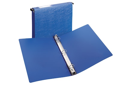 Avery Flexible 1 3-Ring Hanging Binder, Round Ring, Blue (14800)