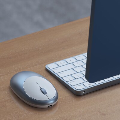 Satechi M1 Wireless Ambidextrous USB Mouse, Blue (ST-ABTCMB)