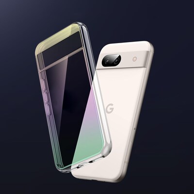 SaharaCase Inspire Series Phone Case for Google Pixel 8a, Shock Absorbing, Transparent Gradient (CP00570)