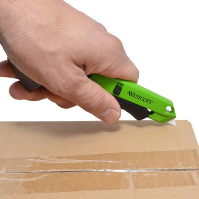 Westcott Dual-sided Ceramic Box Opener, Green (17920)