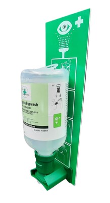 Plus Rinse Single Open-Mount Eyewash Station (45118)