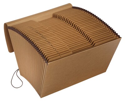 Pendaflex Essentials 1-31 Expanding File, 31 Pockets, Kraft, Legal, Brown