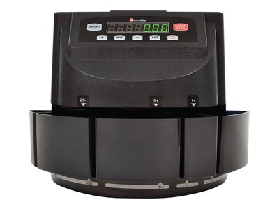 Cassida C200 Coin Sorter, 5 Compartments, Black (C200)