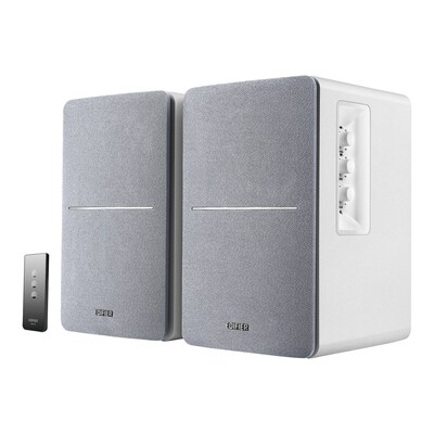 Edifier R1280T 42W Continuous-Power Amplified Bookshelf Speakers, 2-Count, White