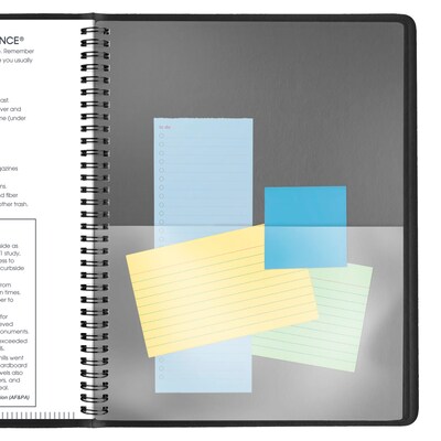 2026 AT-A-GLANCE 8.25" x 11" Weekly Appointment Book, Faux Leather Cover, Black (70-950-05-26)