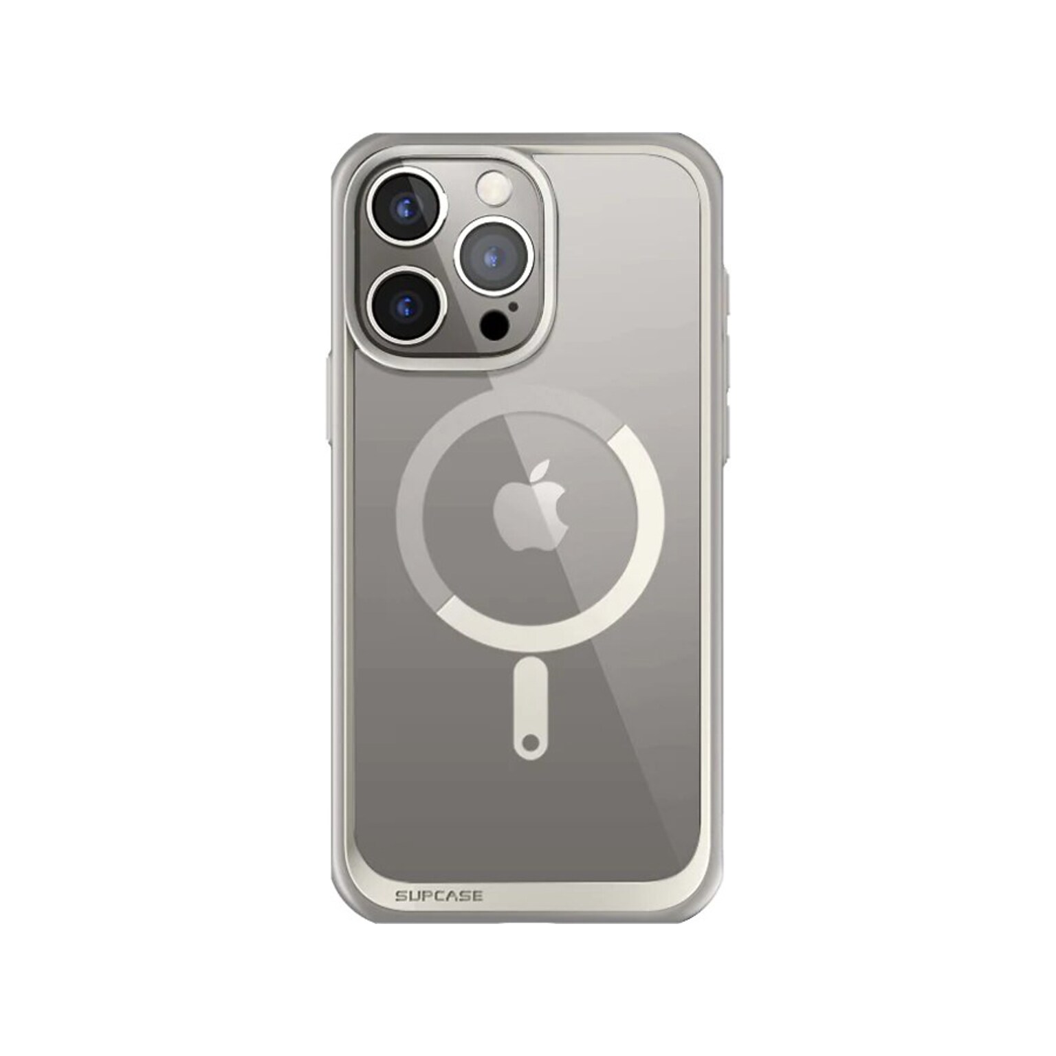 SUPCASE Unicorn Beetle Slim MagSafe Phone Case for iPhone 15 Pro, Gray (SUP-iPhone2023Pro-6.1-UBMag-Gray)