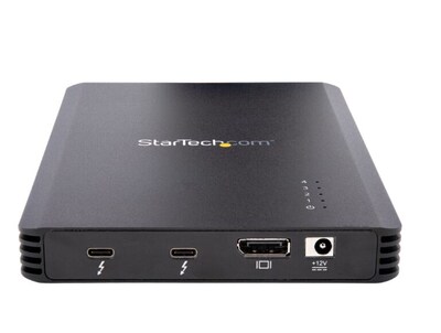StarTech M.2 Thunderbolt External Hard Drive Enclosure, SSD, Black (M2E4BTB3)