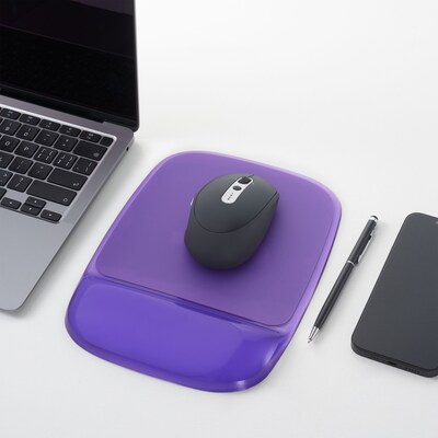 Gel Mouse Pad/Wrist Rest Combo, Purple (18265)