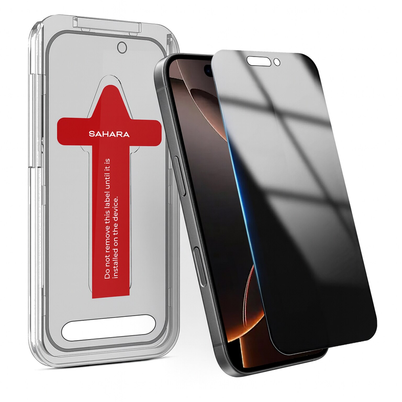 SaharaCase ZeroDamage Anti-Glare Tempered Glass Privacy Filter & Screen Protector for iPhone 17 Pro Max (ZD00183)