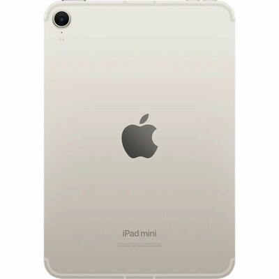 Apple iPad mini (A17 Pro) 8.3" Tablet, Built for Apple Intelligence, Wi-Fi + Cellular, 512GB, StarLight (MYHE3LL/A)