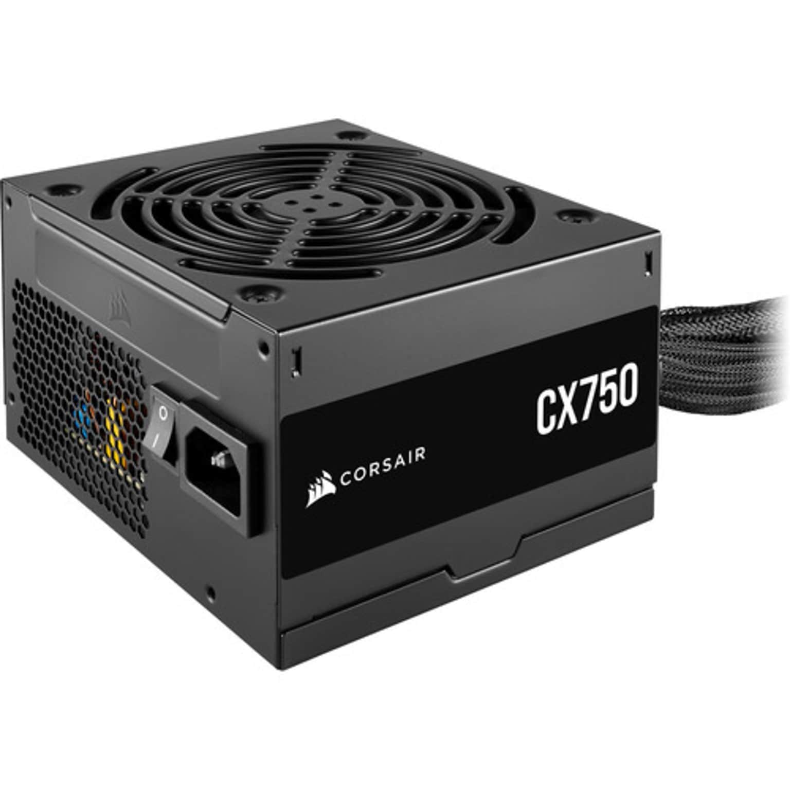 Corsair CX Series 750W EPS/ATX 12V 80 PLUS Bronze Plug-in Module Power Supply, Black (CP-9020279-NA)