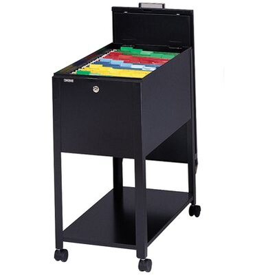 Tiffany Industries® Mobilizers™ File with Locking Lid; Letter-Size, Black