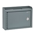 AdirOffice Locking Steel Suggestion Box, Gray (631-02MA)
