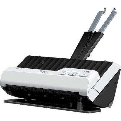 Epson DS-C330 Compact  USB Duplex Document Scanner, Black, White (B11B272201)