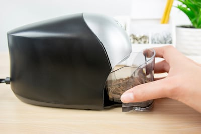 Bostitch QuietSharp Executive Electric Pencil Sharpener, Black (EPS8HD-BLK)