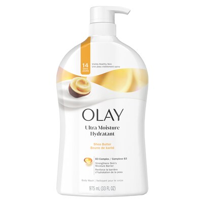 Olay Ultra Moisture Body Wash, Shea Butter, 33 fl oz. (97494)