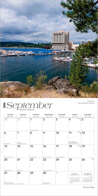 2026 BrownTrout The Gem State Idaho Places 12" x 12" Monthly Wall Calendar (9798330705870)