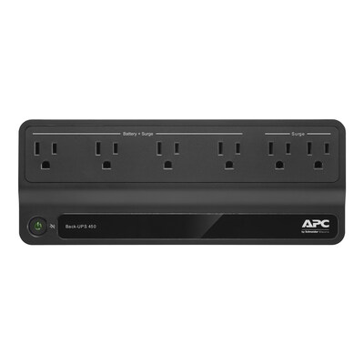 Schneider Electric Back-UPS 450 Standby UPS, Black (BN450M)