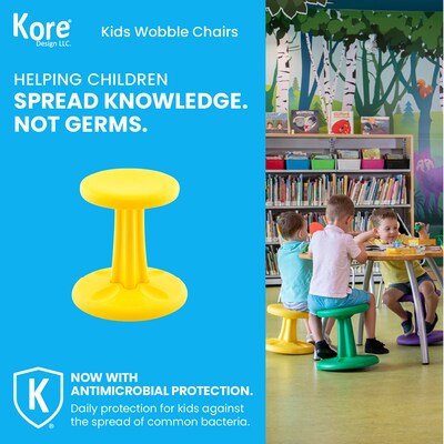 Kore™ Kids Wobble Plastic Chair; Yellow