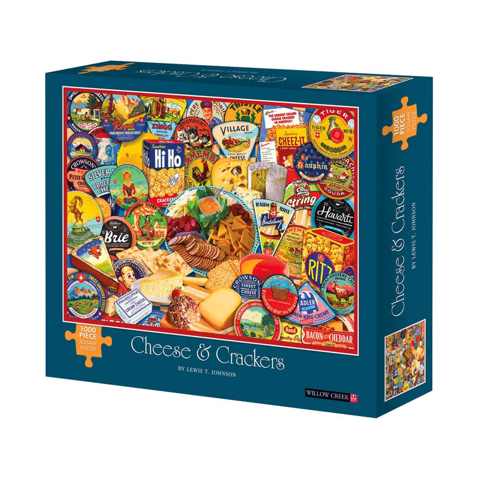 Willow Creek Cheese & Crackers 1000-Piece Jigsaw Puzzle (48826)