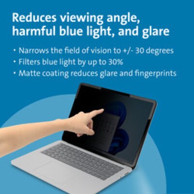 Kensington MagPro Elite Anti-Glare Privacy Screen for 14.4" Surface Laptop Studio, 3:2 (K51701WW)